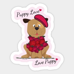 Puppy Love, Love Puppy Sticker